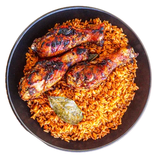 Stewed Chicken Meal, Nigerian dish from Fork in Nigeria